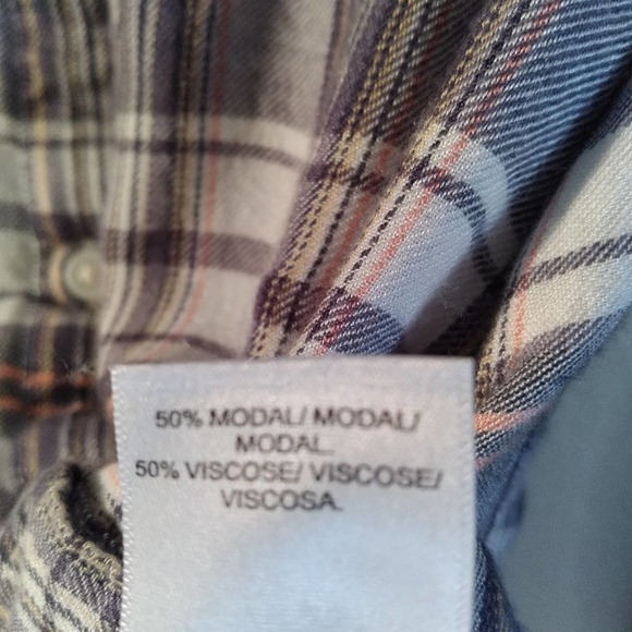 Lucky Brand Plaid Button Front Shirt Size Small - Picture 8 of 11